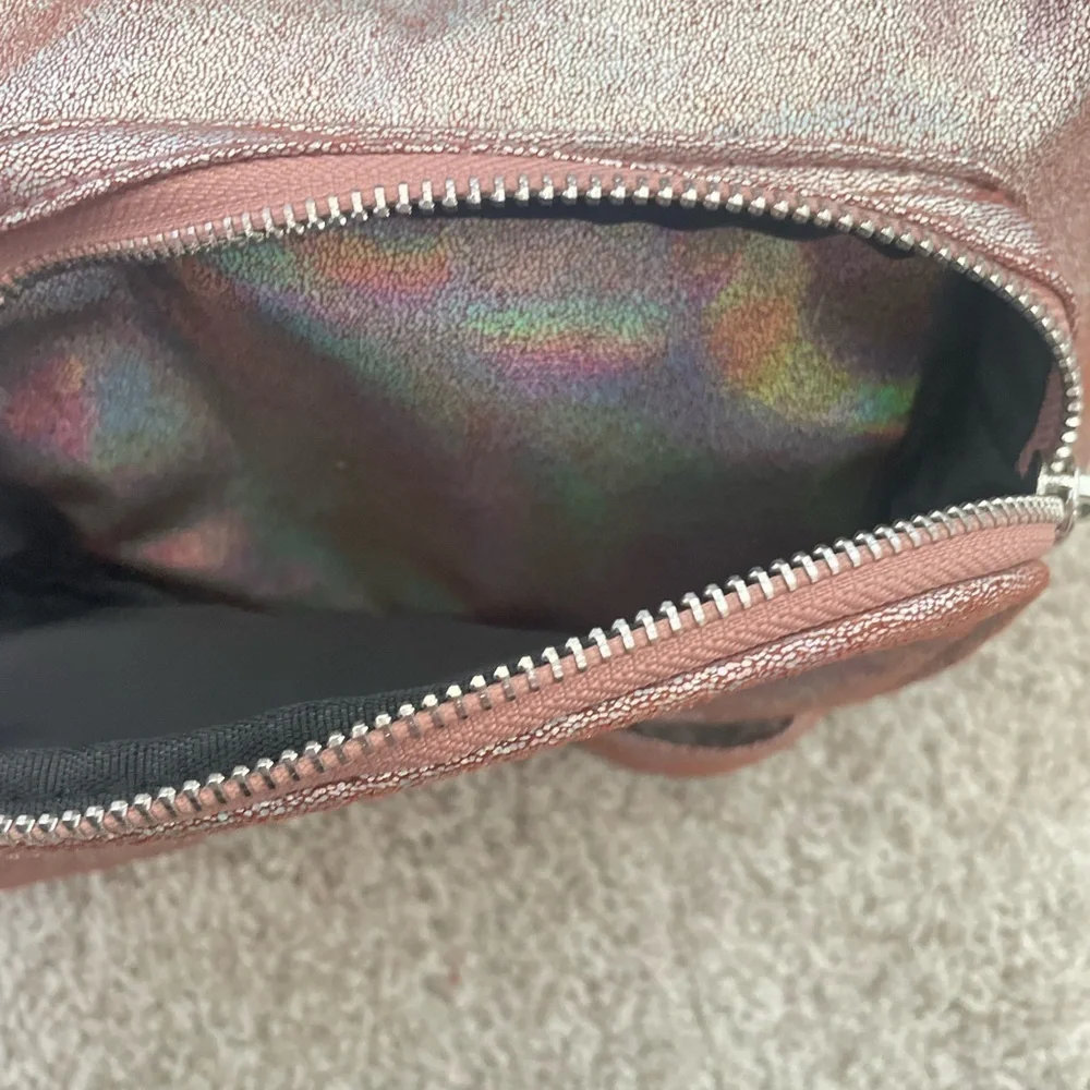 Wild Fable mini backpack sparkly iridescent pink NWOT